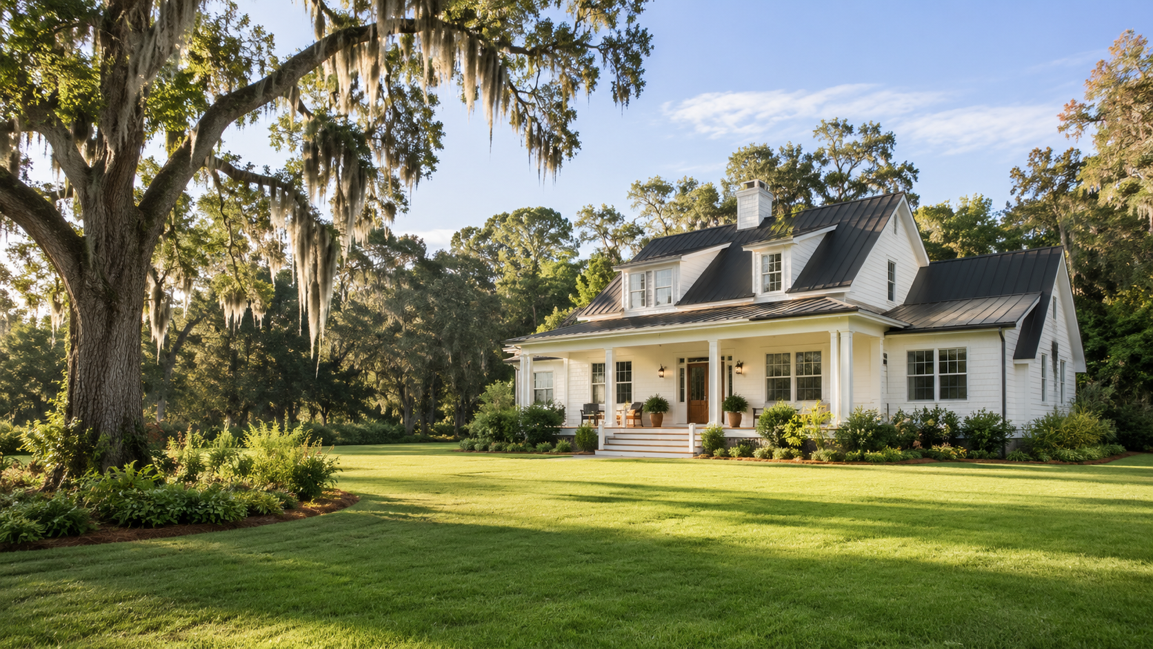 A North Florida home surrounded by mature trees